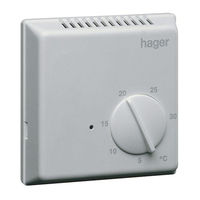 Hager EK052 User Instruction