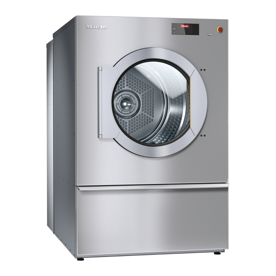 Miele PDR 914 HP Operating And Installation Instructions