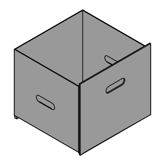VITRA ACSU-Registraturbox Instructions For Use