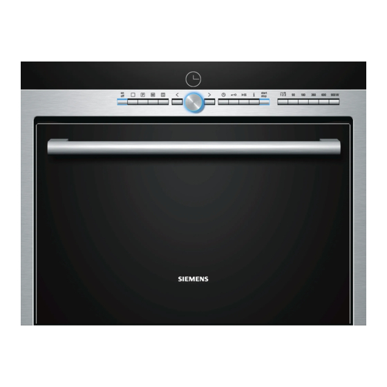 Siemens HB86K572B Instruction Manual