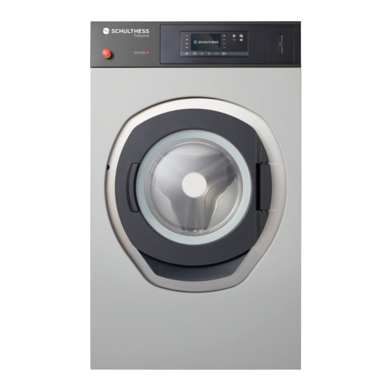 Schulthess proLine W 65 Installation Instructions Manual