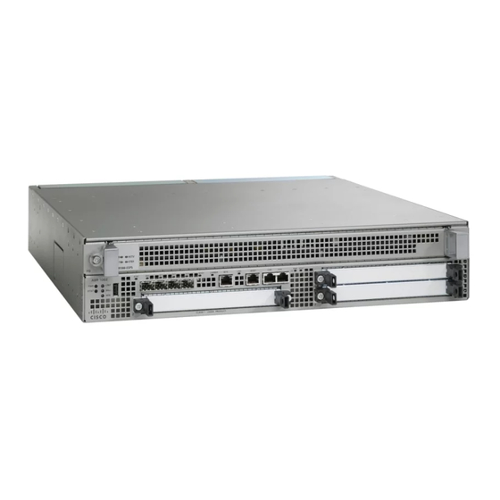 Cisco ASR1002 - ASR 1002 Router Quick Start Manual