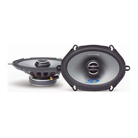 Alpine sps-507 - Type-S Car Speaker User Manual