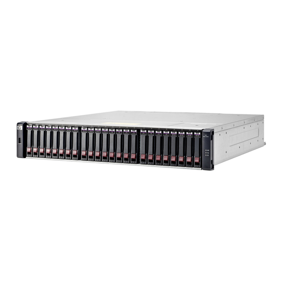 HP MSA 1040 Quick Start Instructions
