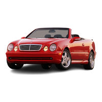 Mercedes-Benz 2001 CLK-Class Cabriolet Operator's Manual