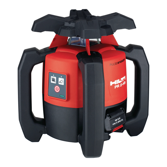Hilti PR 2-HS A12 Instructions Manual