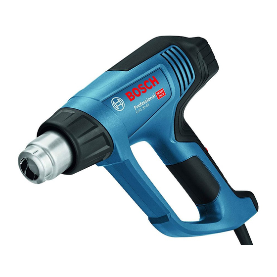 Bosch Professional GHG 20-63 Original Instructions Manual