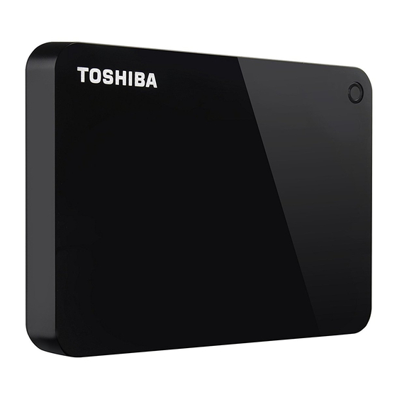 Toshiba CANVIO ADVANCE Manuals