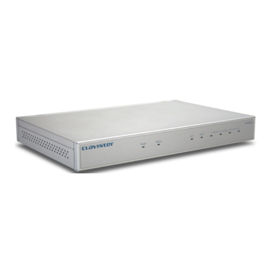 Clavister SG10 Series Installation And Setup Manual
