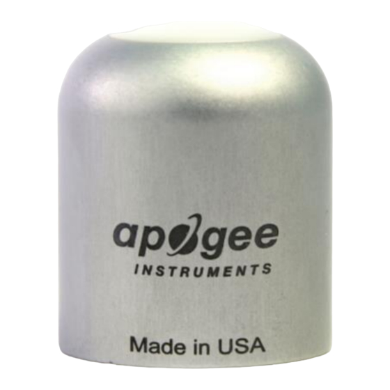 Apogee Instruments SQ-647 Owner's Manual