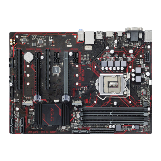 User Manuals: Asus PRIME B250-PLUS ATX Motherboard