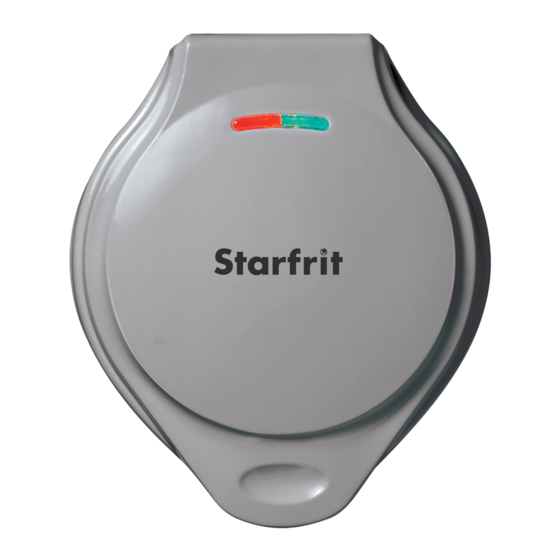 User Manuals: STARFRIT 024422 Belgian Waffle Maker