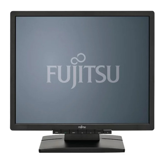 Fujitsu E19-7 LED Quick Start Manual