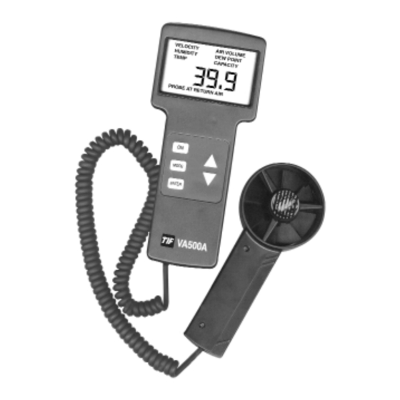 TIF VA500A Manuals