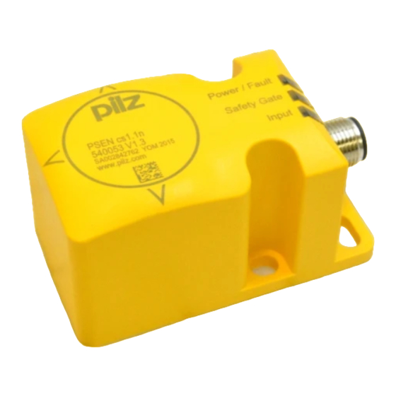 Pilz PSEN cs1.1n Operating Manual