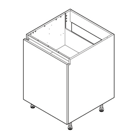 Wren Kitchens LINEA Base Cabinet Fittings Manual