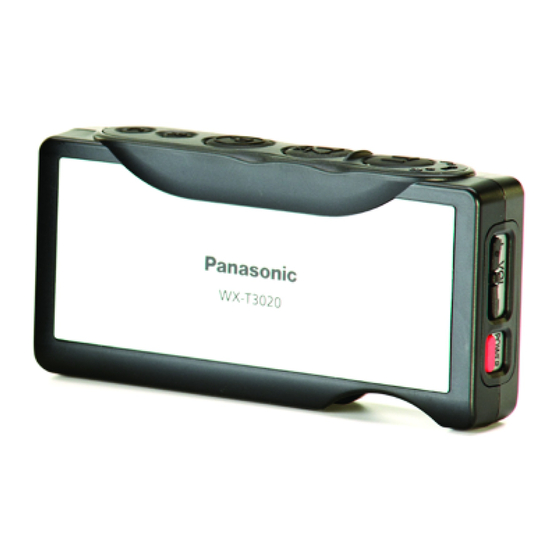 Panasonic WXT3020 - ORDER TAKER - MULTI LANGUAGE Manuals