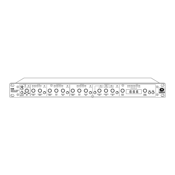 Symetrix 628 Digital Voice Processor User Manual