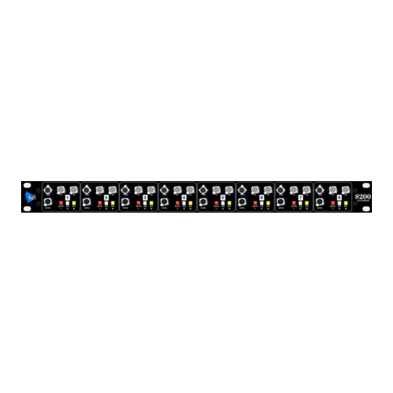 API 8200 User Manual