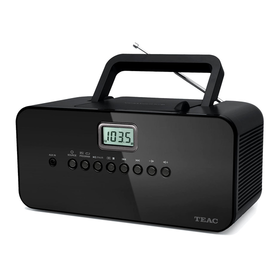 Teac PCD260 User Manual
