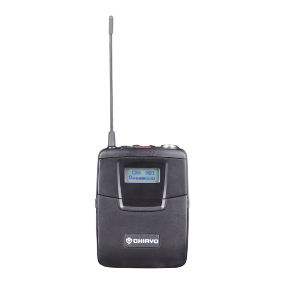 Chiayo SM-6100 IrDA Quick Start Manual