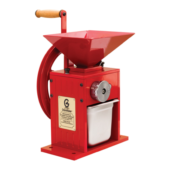Grain Maker 275 Owner's Manual