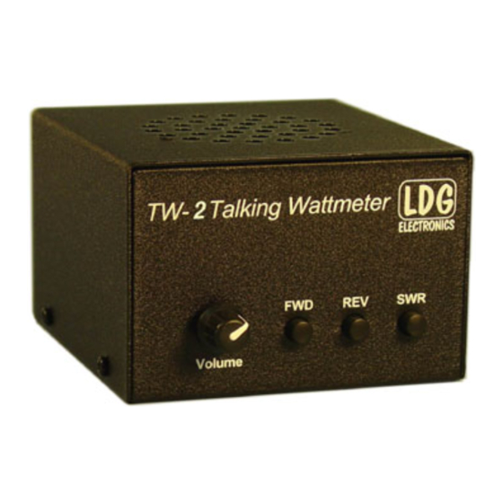 LDG TW-2 Manual