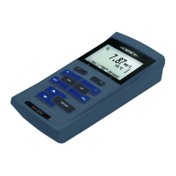 Xylem wtw pH/ION 3310 Quick Start Manual