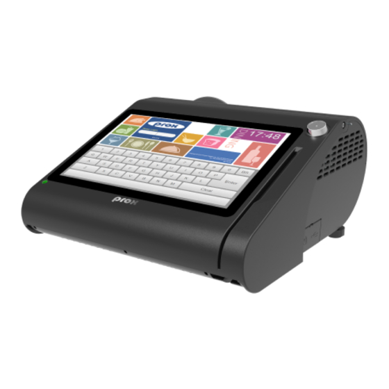User Manuals: protech prox PA-A310 Touch Panel