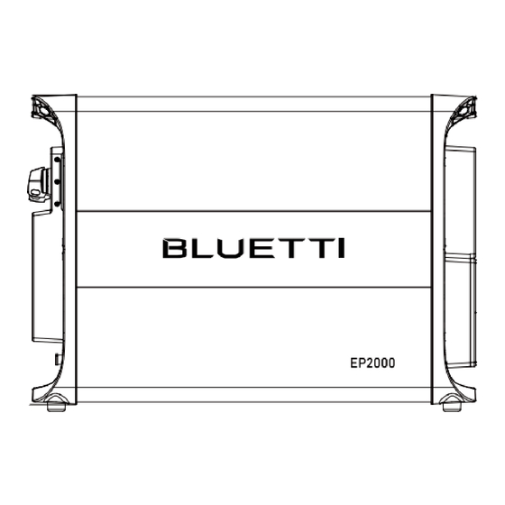 Bluetti EP2000 Quick Manual