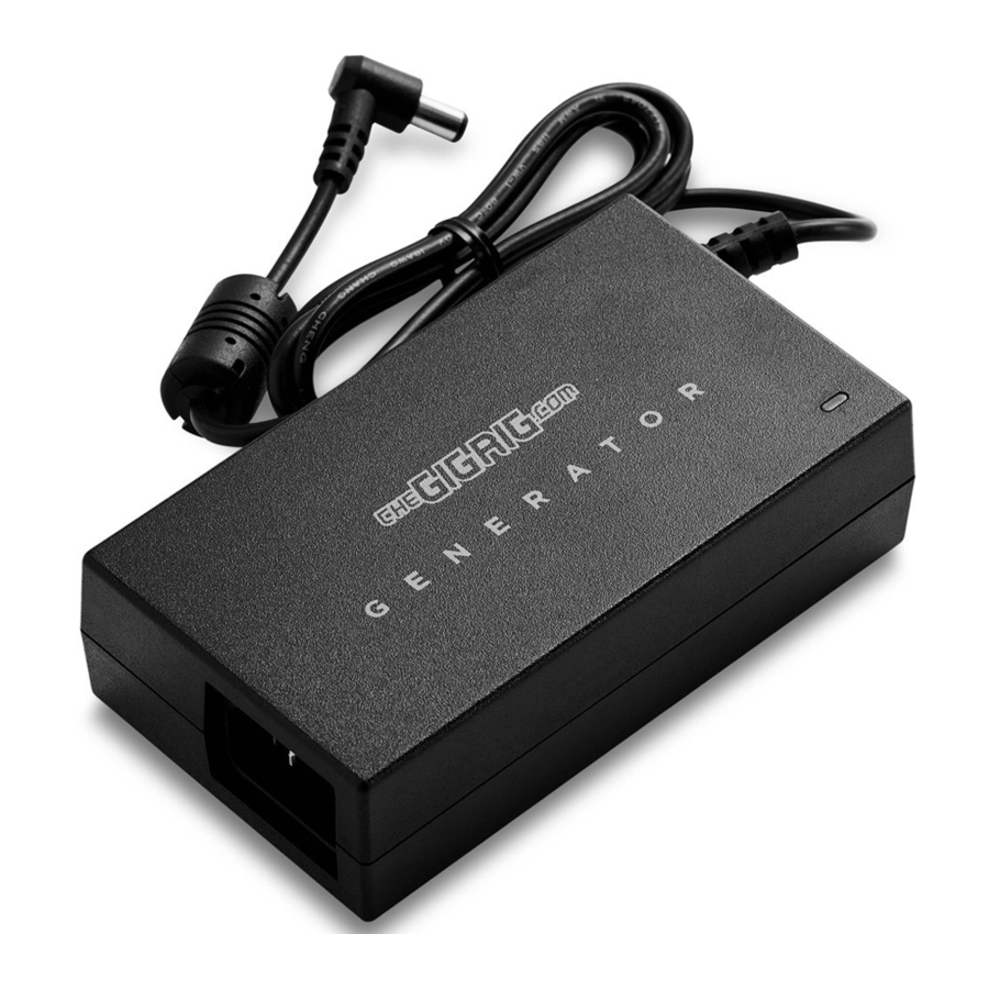 GigRig Generator Manual