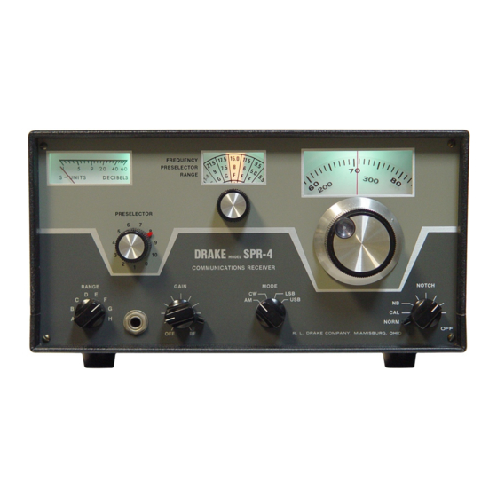 DRAKE SPR-4 Technical Manual
