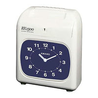 Amano BX1500 Operation Manual
