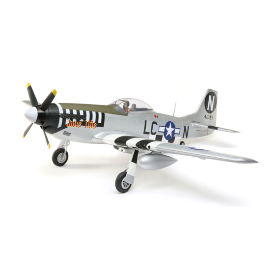 E-FLITE P-51D Mustang 1.2m Instruction Manual