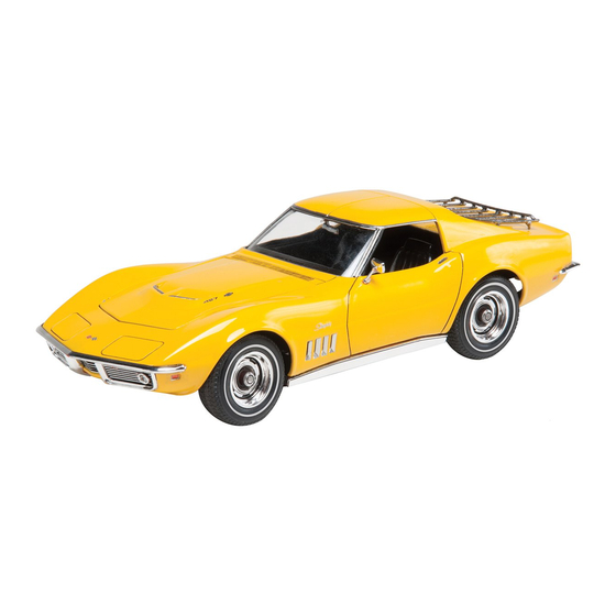 REVELL '69 Corvette Coupe Assembly Instructions Manual