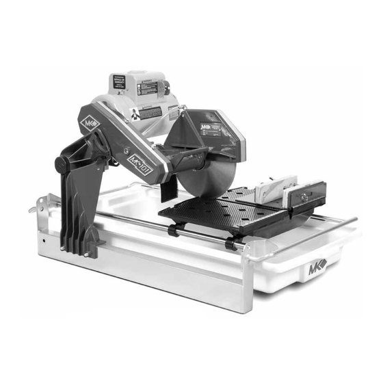 MK Diamond Products MK-101 Alignment Procedure