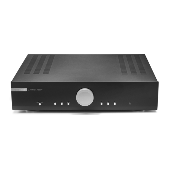 Musical Fidelity M2si Manual