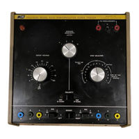 BK Precision 501A Instruction Manual