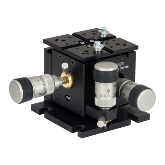 THORLABS MicroBlock MBT Series User Manual