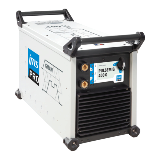 ims PRO PULSEMIG 400 G Manual