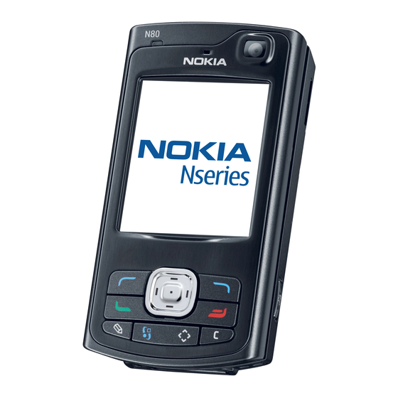 Nokia N80 User Manual