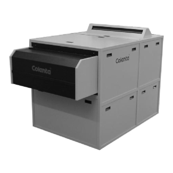 COLENTA PrintlineProcessor 56 RA Instruction Manual