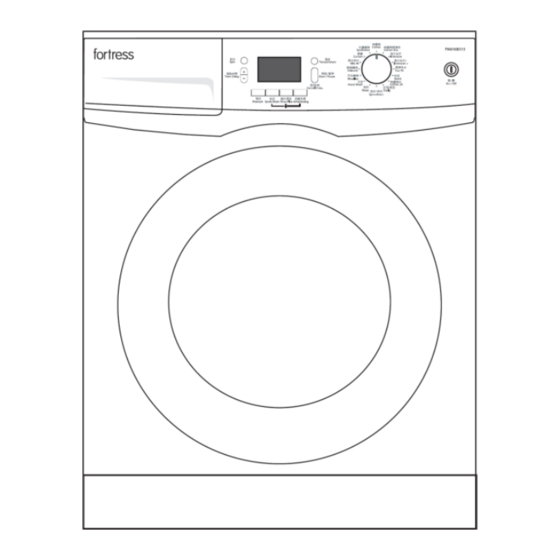 Fortress Technologies FW1016B613 Washer Manuals