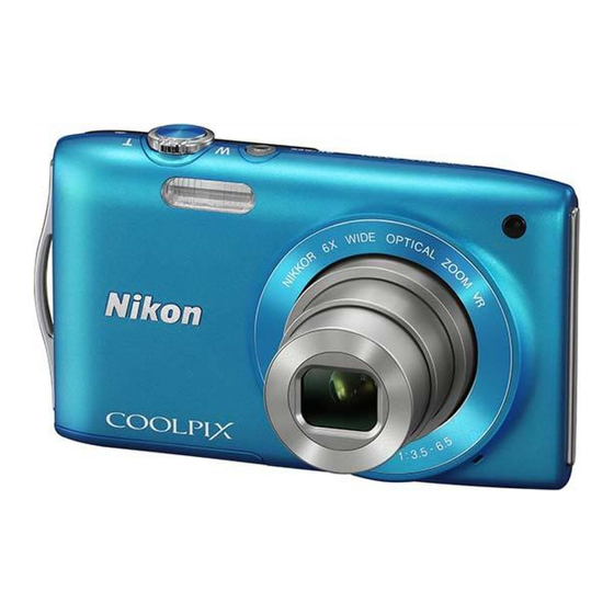 Nikon Coolpix S3300 Quick Start Manual