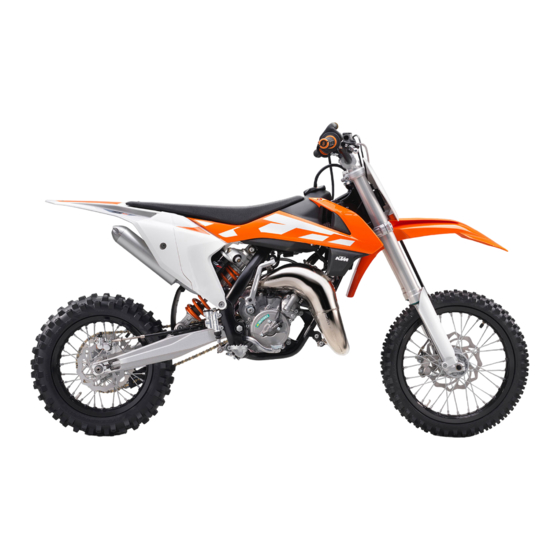 KTM 65 SX Owner's Manual