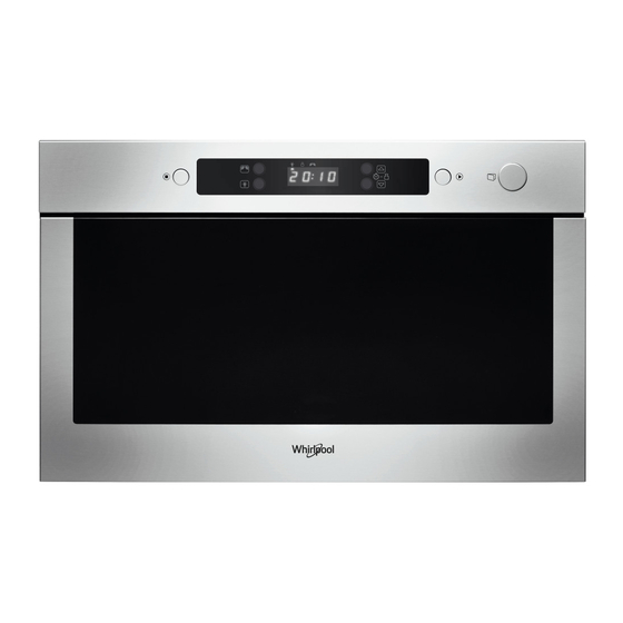 Whirlpool AMW 423 Built-in Microwave Oven Manuals