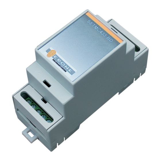 Erone SETMC433-BD Quick Start Manual