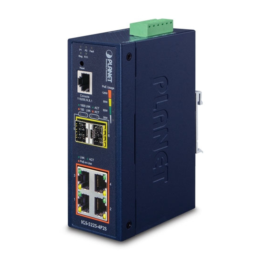 Planet IGS-5225-4T2S Quick Install Manual