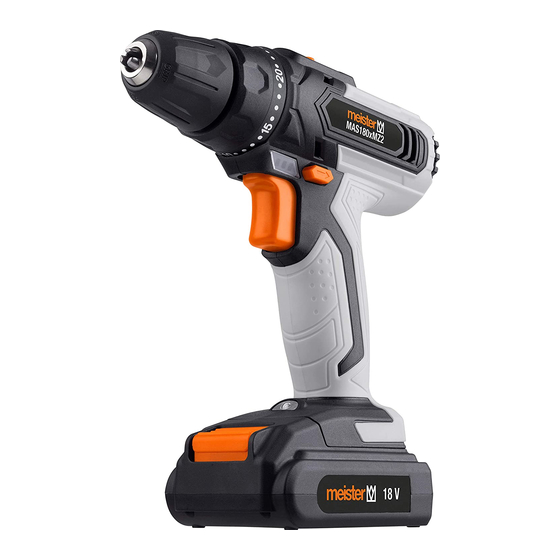 Meister MAS180xMZ2 Operating Instructions Manual