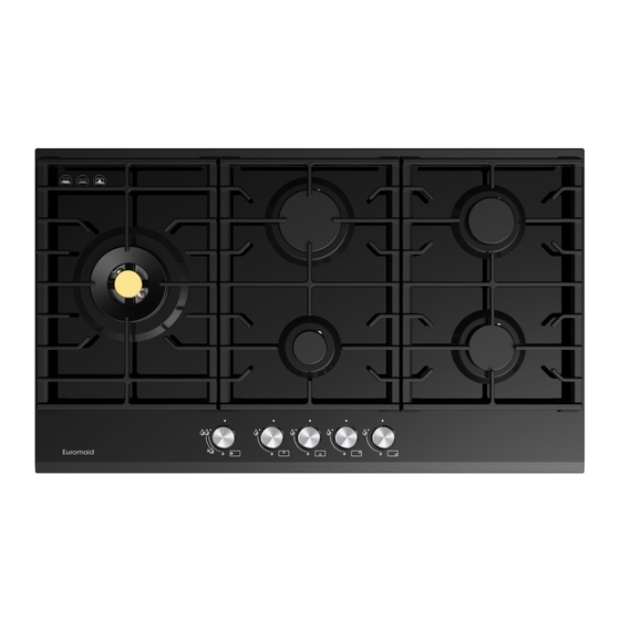 User Manuals: Euromaid Eclipse EC64GS Gas Cooktop